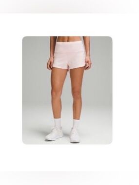🆕 lululemon athletica blush pink shorts with liner
